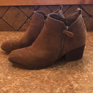 Suede booties
